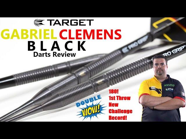 Target GABRIEL CLEMENS BLACK G1 Darts Review Another 180 First Throw