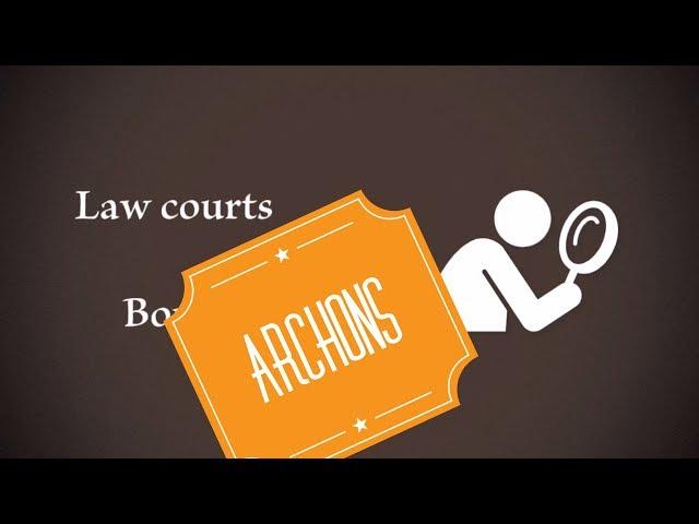 Archons - Ancient Greek Terms