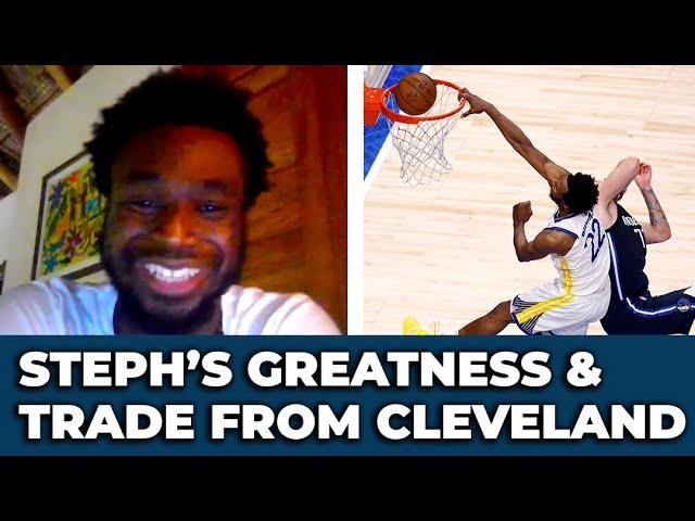 Andrew Wiggins Dishes on his Trade from Cleveland, the Greatness of Steph Curry & his Dunk on Luka