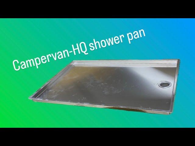 Campervan-Hq RV shower pan. First impressions.