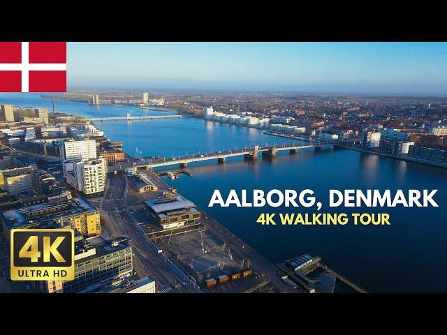 4K Walking Tour of Aalborg, Denmark | Paris of the North