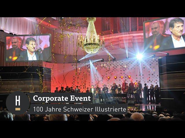 Corporate Event: 100 Jahre Schweizer Illustrierte | Habegger AG