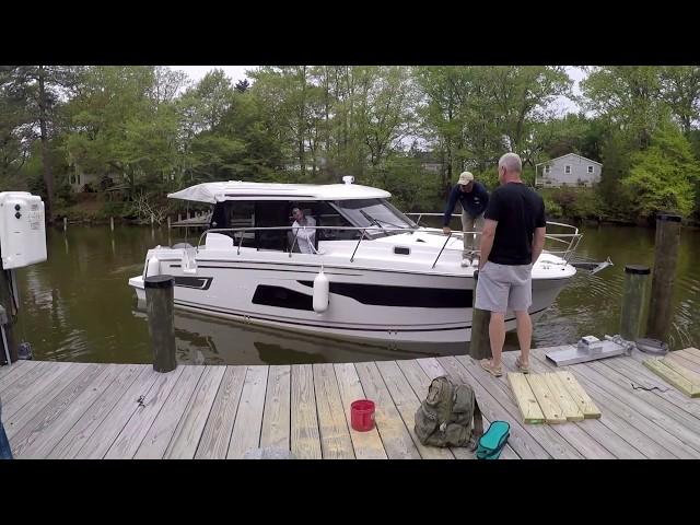 First Jeanneau NC 1095 on the Chesapeake Bay Delivered to New Owners