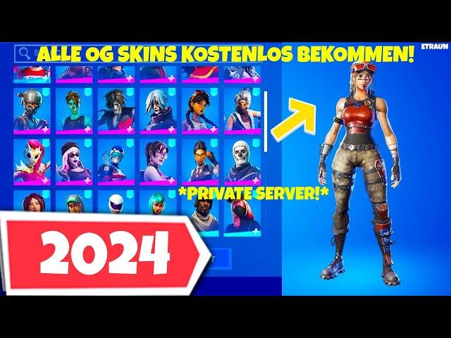 BESTER PRIVATE SERVER  Alle OG SKINS in FORTNITE KOSTENLOS!  (Renegade Raider) EZFN Tutorial