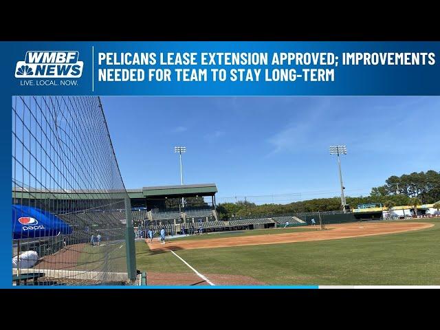 Myrtle Beach Pelicans lease extension approved