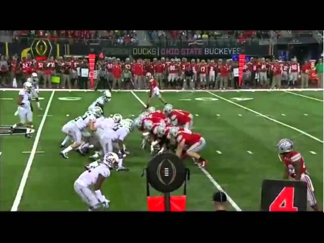 2015 National Championship: #2 Oregon vs. #4 Ohio State