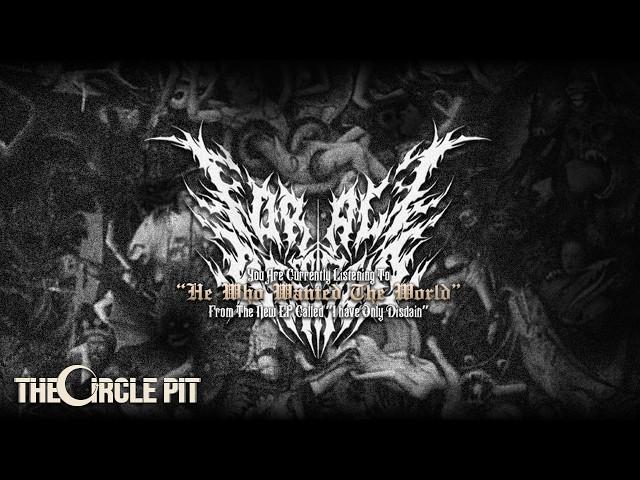 FOR ALL TO BEHOLD - He Who Wanted The World (OFFICIAL VISUALIZER) Brutal Death Metal