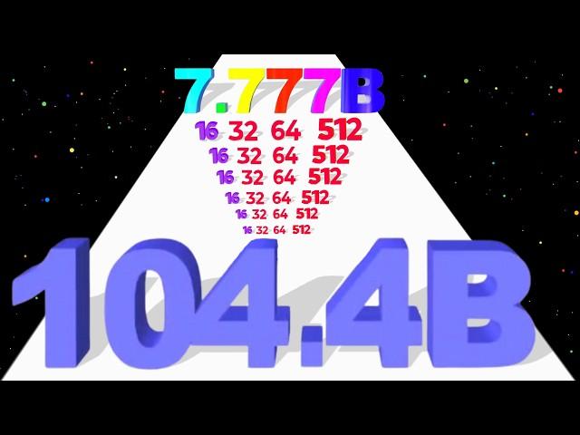 Number Run 3D Shooter - Level Up New Satisfying Number Merge Master Gameplay (A-Z Number Math Games)