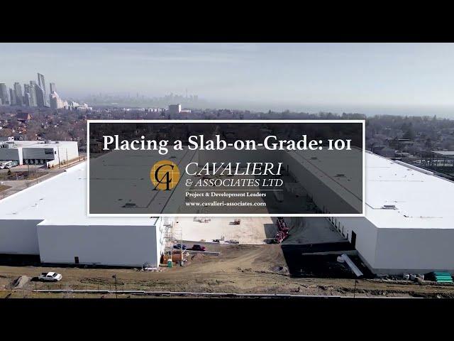 Placing a Slab-on-Grade: 101 - Cavaleiri & Associates - Drone Photography by JPG Media