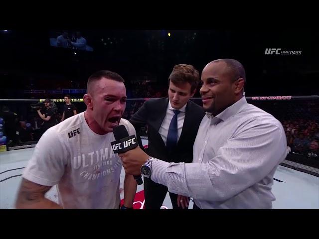 Fight Night Sao Paulo: Colby Covington Octagon Interview