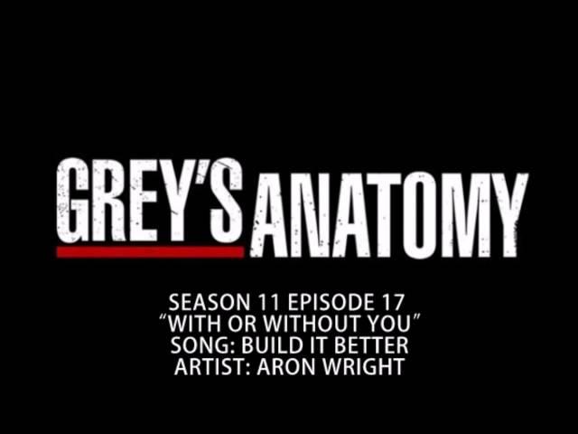 Grey's Anatomy S11E17 - Build It Better by Aron Wright