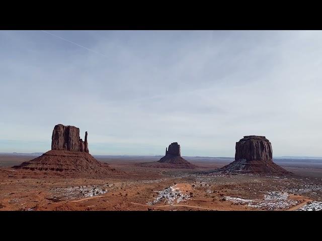 【Arizona】West Mitten Butte, East Mitten Butte & Merrick Butte @ Monument Valley ② on February 2023