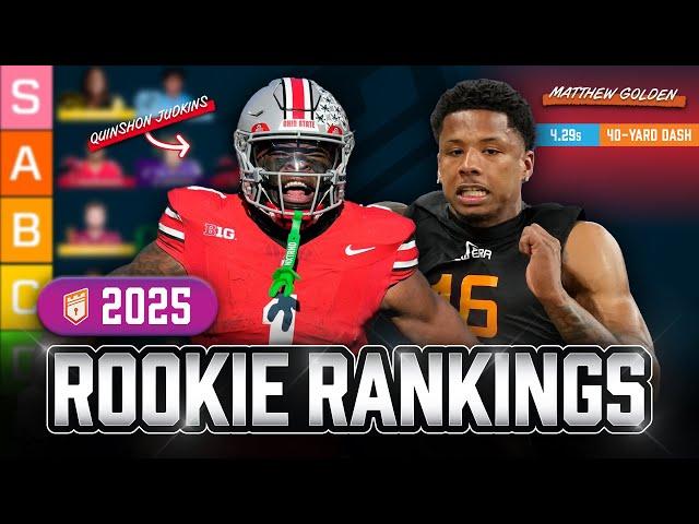 NEW 2025 Dynasty Rookie Rankings & Tiers (Updated Bakery Scores)