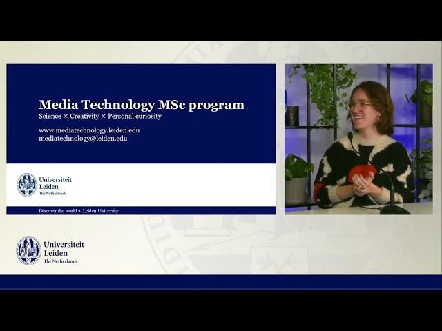 Media Technology MSc Online Master Open Day Leiden University 11 Nov 2022 (session 2)