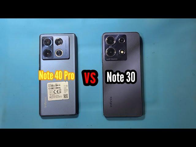 infinix note 40 pro vs infinix note 30 speed test