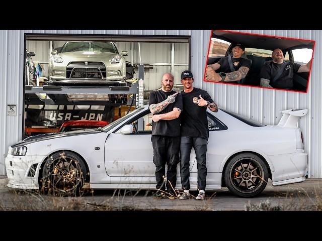 Tommyfyeah Reacts to my Full JDM Built R34 GTR!