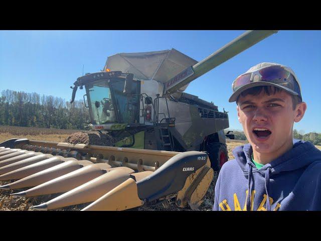 I BROKE the Combine!!! Day in the Life of 18 year old Farmer