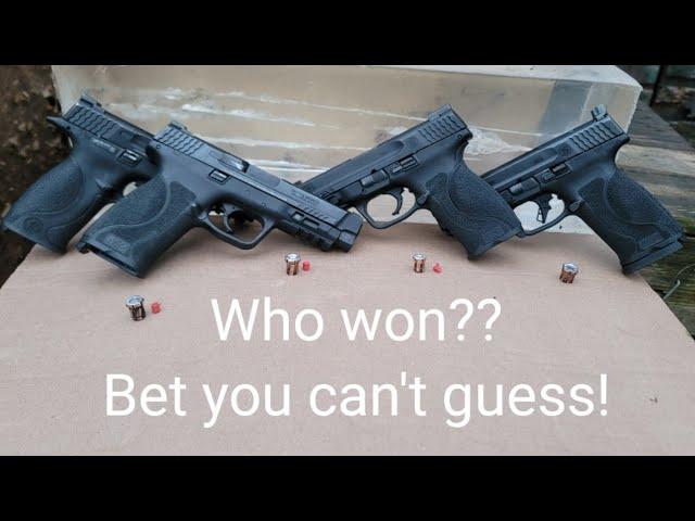 M&P 10mm Gel test w/ Critical Duty vs. 9mm , .40 s&w , .45 acp