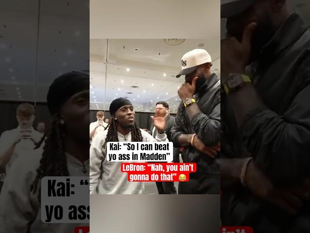 Kai got LeBron to commit to an official stream  (via @KaiCenat)