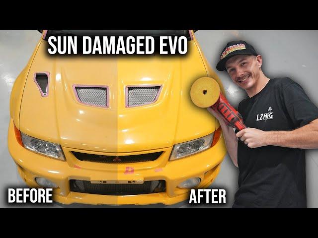 Can we Save My Rare Evo 5? INCREDIBLE Paint Transformation!