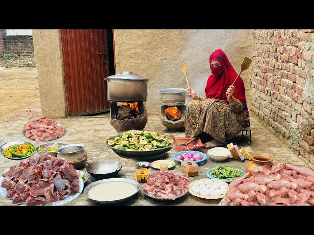 dewat vlog dewat menu dewat for 15 + person village life desi khana tips