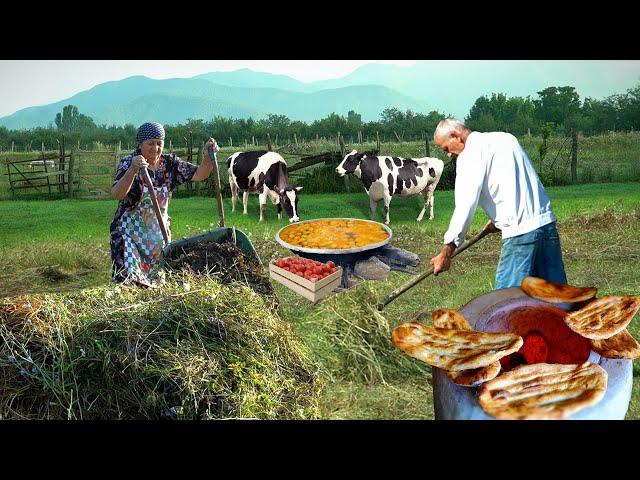 One Day Of Villager Grandma and Grandpa in the Mountain Village! DOCUMENTARY