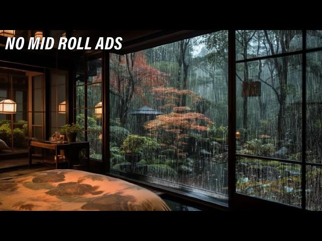 【No Mid Ads】  ️Open the window and Lie down in bed - Let the sound of rain wash away your stress