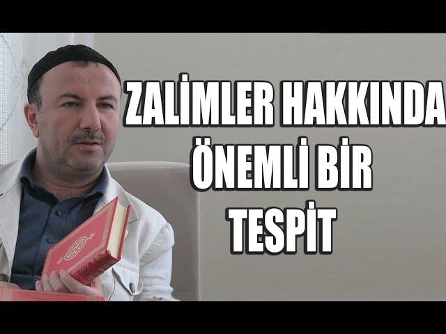 Zalimler hakkında önemli bir tespit. Refah'ta yaşanan elim olaylar