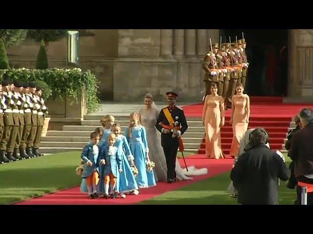 Royal wedding: Prince Guillaume of Luxembourg marrying Stephanie de Lannoy