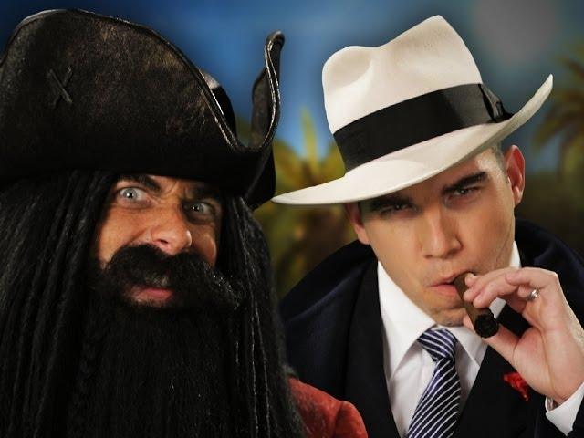 Blackbeard vs Al Capone. Epic Rap Battles of History