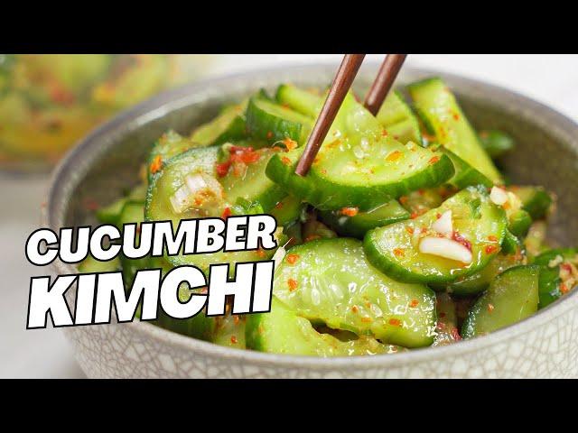 Oi Muchim 오이무침 CUCUMBER KIMCHI | Spicy Pickled Cucumber. Recipe by Always Yummy!