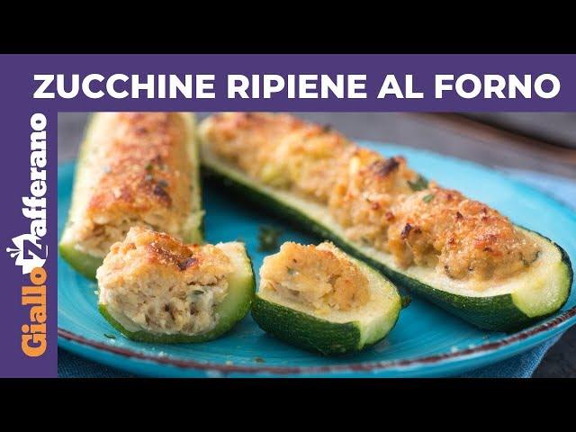 STUFFED ZUCCHINI with tuna: easy Italian recipe