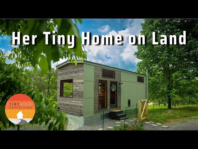 She Lives in a Stunning Tiny House on Her Own Land - 10 ft wide model