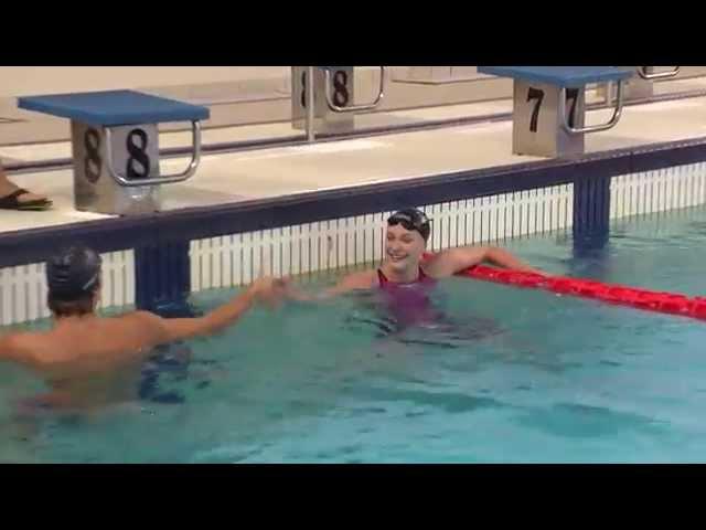 Sarah Sjostrom & Gregorio Paltrinieri - 50m Freestyle Race