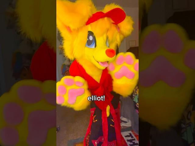elliot fursuit!⭐️ #furry #roblox #forsaken #fursuit #furries #shorts
