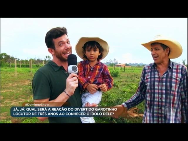 Conheça o garoto de três anos que faz sucesso como locutor de rodeios