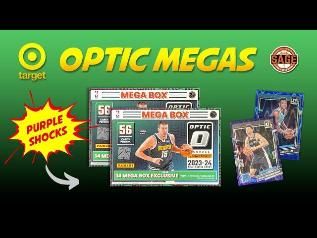 2023-24 Optic Basketball Target Mega Boxes  Auto + Purple Shocks!