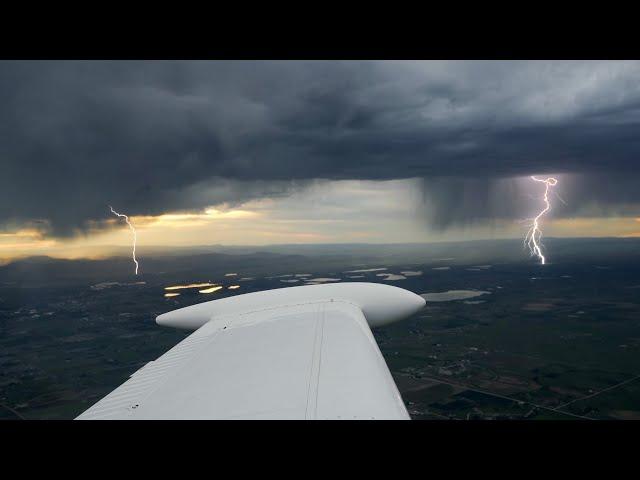 Flying to Alaska & Russia, Thunderstorms in the Mountains