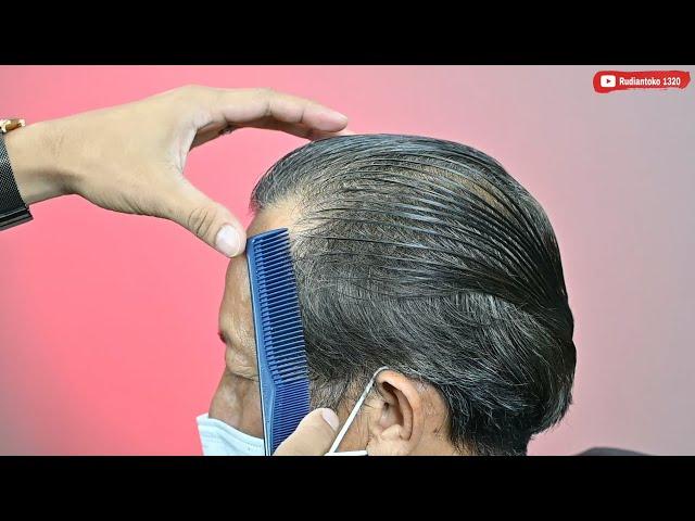 Basic Old Man Haircut Barber Transformation