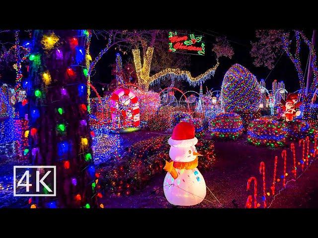 [4K]  Christmas Lights - Loomis California