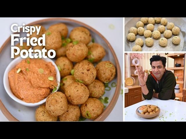 The BEST Crispy Fried Potato Recipe | Chilli Garlic Dip | Quick Snacks Recipe | Kunal Kapur Recipes