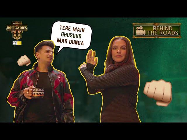 Pehle hi din huyi Prince aur Neha ki ladayi| Behind the Roads PI Day 1 | MTV Roadies Double Cross