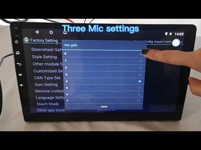 Binize: Three settings about mic in T3 system(noise issue and low voice)