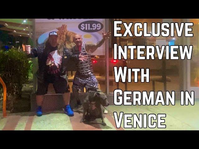 Exclusive interview with German in Venice