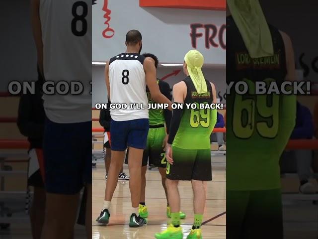 TROLLING A 7 FOOT Hooper!  W RIZZ?  #shorts