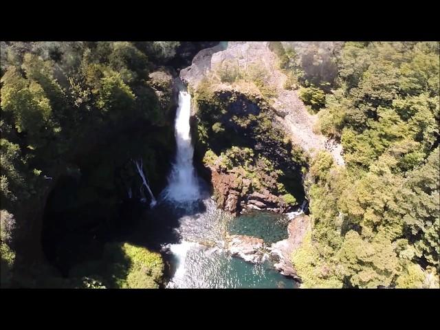 Huilo-Huilo waterfall  in Chile