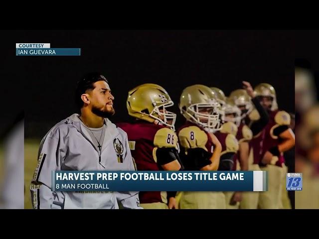 Harvest Preparatory Academy - Football coach looks back on historic season