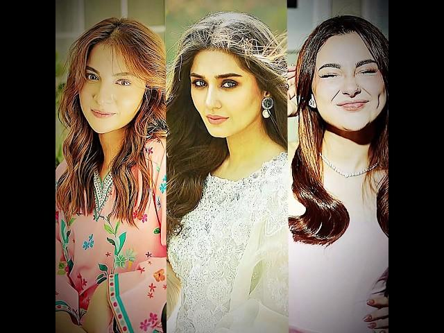 Dananeer mohbeen x dur e fishan x hania amir edit / brat / Pakistani dramas / Charlie xcx