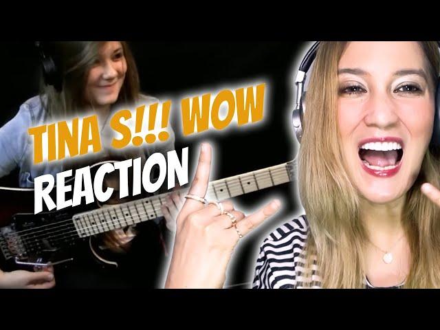 First Time Reaction: Tina S Shreds 'Through the Fire and Flames' by DragonForce! | Guitar Cover