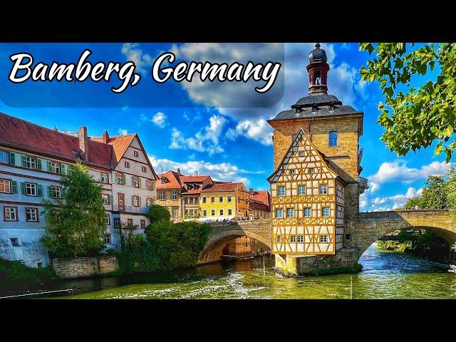 Bamberg, Germany walking tour 4K - The most beautiful German cities